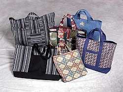 Shopping Tote and Overnighter bag pattern